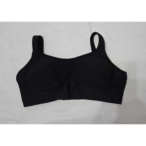 Truekind Other - Truekind Daily Comfort Straps Wireless Shaping Bra Size Large Black